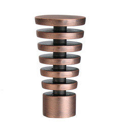 Luxury Decorative Glass Head  Curtain Rod Accessories Curtain Finials For Curtain Rods