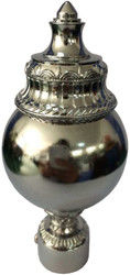 Luxury Decorative Glass Head  Curtain Rod Accessories Curtain Finials For Curtain Rods