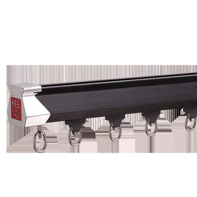 Double Glider Heavy Duty Metal Curtain Track With Electrophoresis OEM