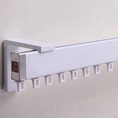 Metal Aluminum Silent Curtain Track White Black Color ODM OEM
