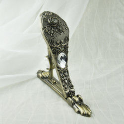 quality aluminium iron metal curtain rod bracket window curtain rod support bracket rose 28/19 Curtain rod bracket