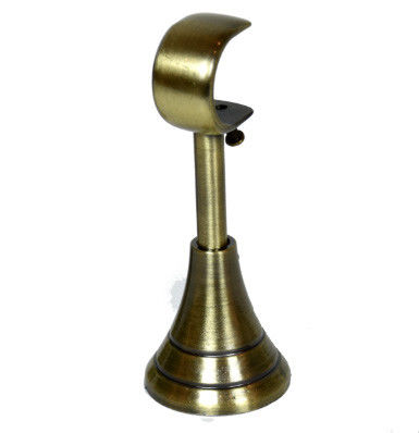 Strong Single Curtain Rod Holder , Curtain Pole Brackets Anti Brass 28mm