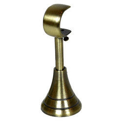 Strong Single Curtain Rod Holder , Curtain Pole Brackets Anti Brass 28mm