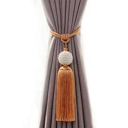 high quality blue red velvet rope gold decorative rope for curtain for curtains and sheer