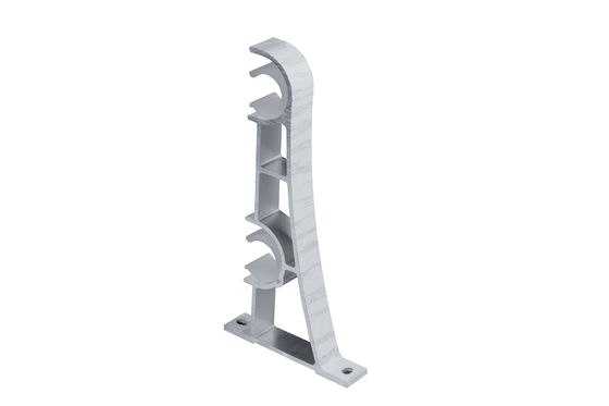Decorative Metal Ceiling Double Mount Copper Curtain Rod Bracket