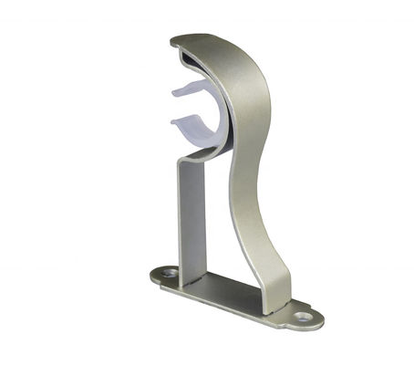 Double Ceiling Double Curtain Wall Rod Hardware Channel U Bracket