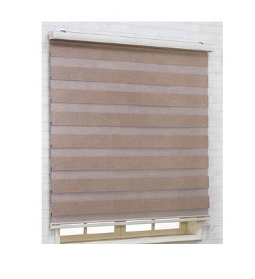 Aluminum Slat 610gsm Hotel Type Curtains 60mm Anti Uv Pvc Polyester Material