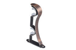 Windows accessories double curtain rod holder 28mm 30mm 32mm hole iron double curtain brackets