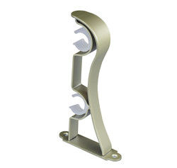 Low Price U-Shaped Curtain Rod Fixed Curtain Rod Bracket 25mm