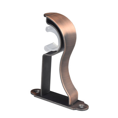 16/19/22/25/28mm durable iron single bracket for roman rod wall mount