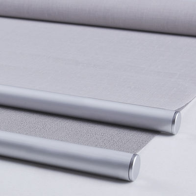 Manual Fabric Modern Grey Roller Blinds For Indoor Office Windows OEM ODM