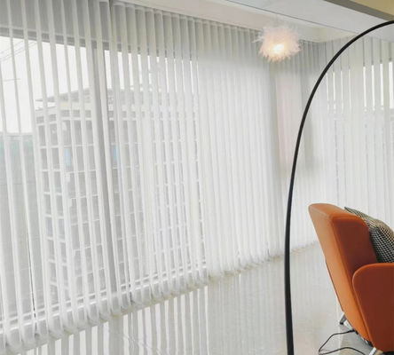 Luxury Manual Window Vertical Blinds 89mm 127mm Size For Hotel Conference