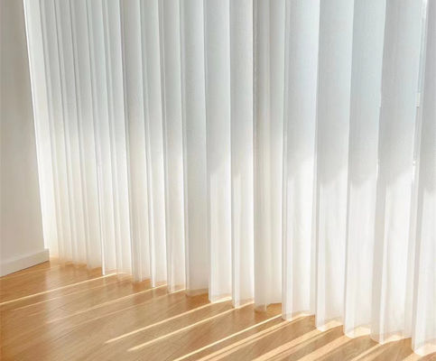 Modern Style White PVC Vertical Blinds For Windows Breathable