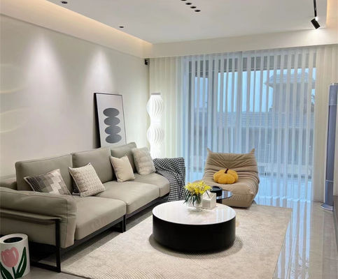 Modern Style White PVC Vertical Blinds For Windows Breathable