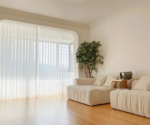 Modern Style White PVC Vertical Blinds For Windows Breathable