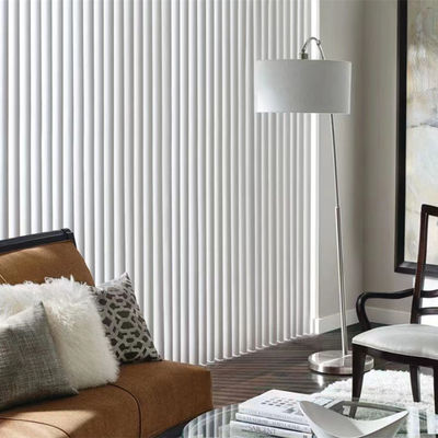 Convenient Manual PVC Vertical Venetian Blinds Modern Style OEM