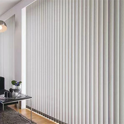 Convenient Manual PVC Vertical Venetian Blinds Modern Style OEM