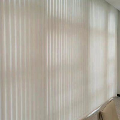 Adjustable Flexible Vertical Blinds Curtains Light Transmitting For Hotels