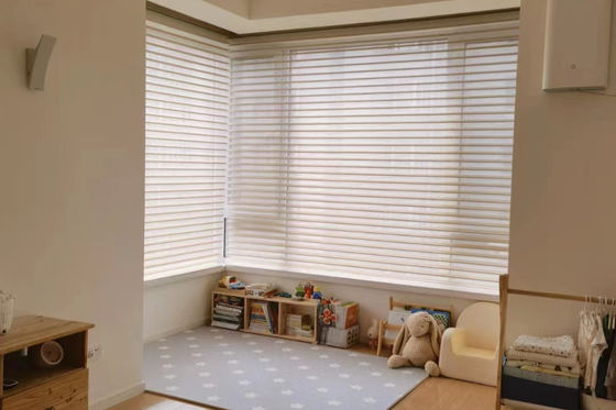 Two Layers Yarn Shangri La Curtains Transparent Elegant Style for bedroom