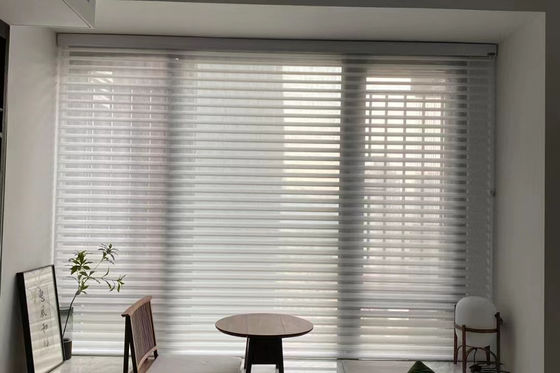 Breathable Waterproof Shangri La Window Shades For Bedroom Light Transmission