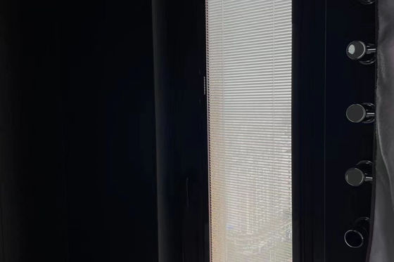 Double Sheer Zebra Window Blinds Motorized For Office Cafe Hotel