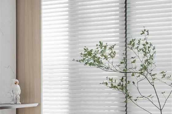 Polyester Blackout Shangri La Curtains Waterproof Manual Chain Control