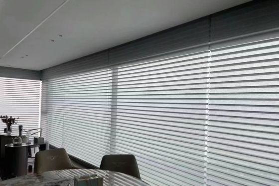 Electric Motorized Roller Shangri La Curtains Waterproof For Indoor