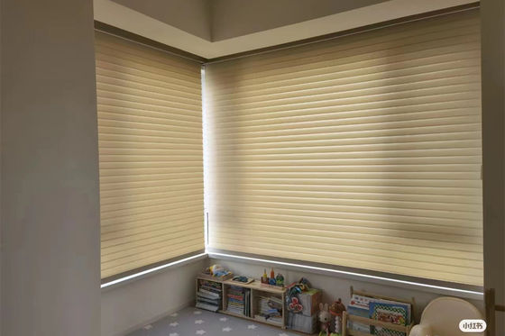 Windproof Wifi Office Window Drapes Contemporary Style For Cafe Office