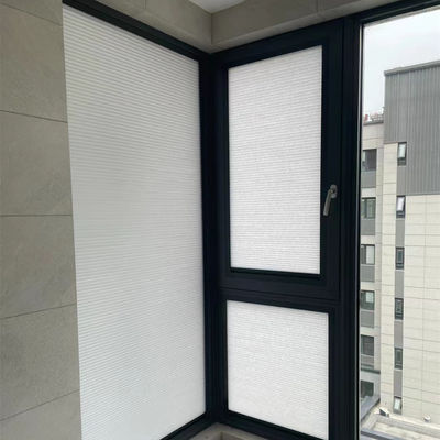 Electric Automatic Honeycomb Blinds , Cellular Window Shades Polyester Material