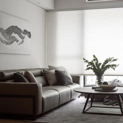 Polyester Material Custom Honeycomb Blinds Automatic For Decoration