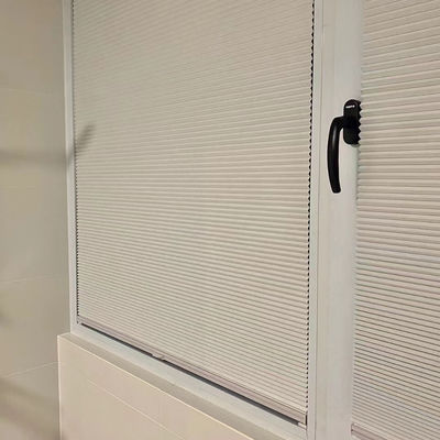 Bedroom Vertical Honeycomb Blinds , Motorized Up And Down Day And Night Cellular Shades