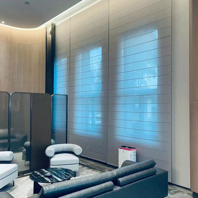 Bedroom Vertical Honeycomb Blinds , Motorized Up And Down Day And Night Cellular Shades
