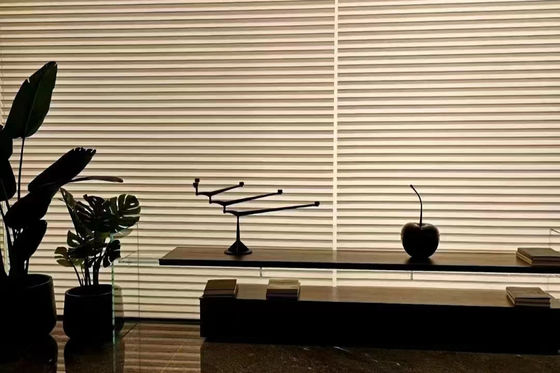 Dimmable Manual Intelligent Window Blinds Two Layer Yarn Shangri La For Bedroom