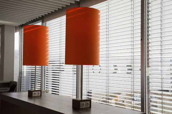 Customized Cordless Horizontal Removable Blinds For French Windows