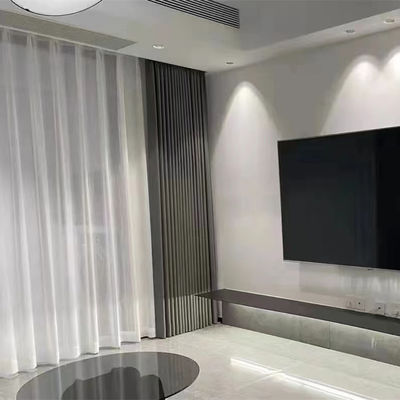 Matt Charcoal Grey Curtain Blinds Vertical 240cm Width Wand Control