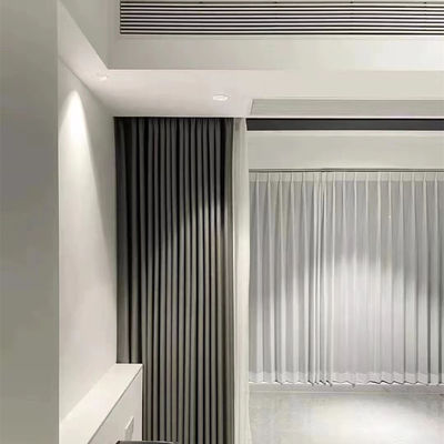 Matt Charcoal Grey Curtain Blinds Vertical 240cm Width Wand Control