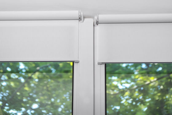 Ordinary Semi Blind Fabric Roller Window Blinds Moisture Resistant