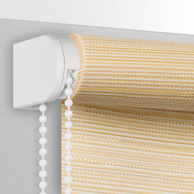 Made in China from aluminium + 100% ployster manual pull bead roller shutter