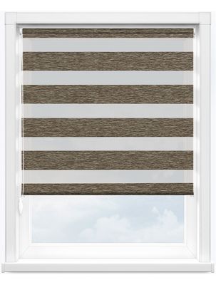 Blackout Office Kitchen Bathroom Zebra Double Roller Blinds Horizontal Pattern