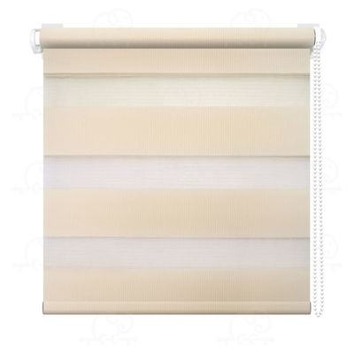 Solid Colour Slinky Bathroom Zebra Blind Curtain Pull Bead Top Opening