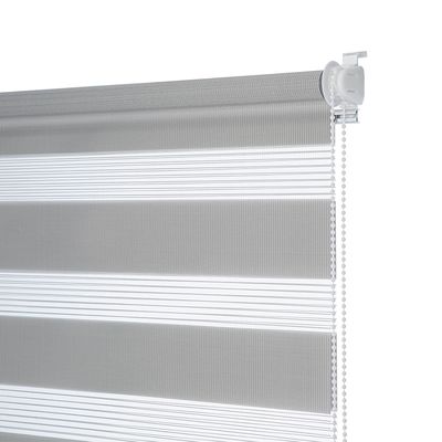 Solid Colour Slinky Bathroom Zebra Blind Curtain Pull Bead Top Opening