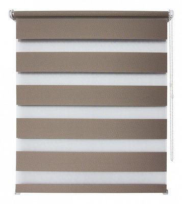 Mildew Resistant Kitchen Zebra Blinds Blackout Waterproof Pull Bead Manual Pull Curtain