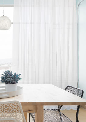 Soft Yarn Dream Curtain Window Vertical Blinds Solid Color Semi Blind Curtain