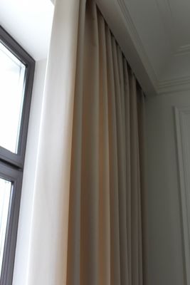 Semi Blindness Office Curtain Drape Bedroom Bathroom Balcony Vertical Blinds Fabric Pull Curtain