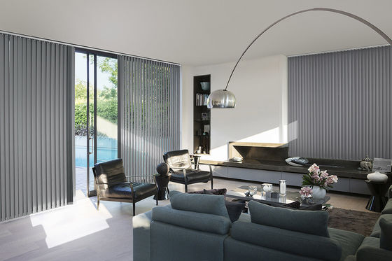 240cm Office Curtains Vertical Blinds Sunshade Sunscreen Balcony French Window Glass Partition Vertical Strip Shading