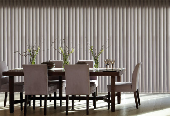 Jacquard Fabric Industry Quiet Wind Curtains Semi Shading Double Opening