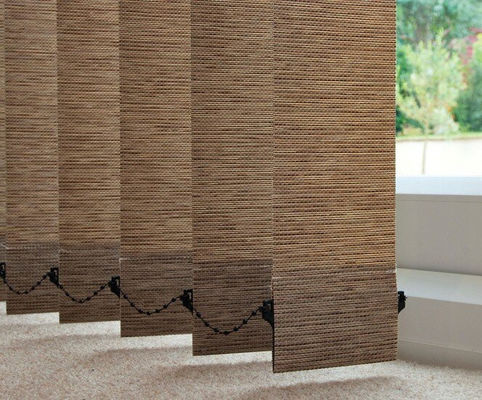 Jacquard Fabric Industry Quiet Wind Curtains Semi Shading Double Opening