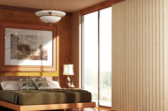 Jacquard Fabric Industry Quiet Wind Curtains Semi Shading Double Opening