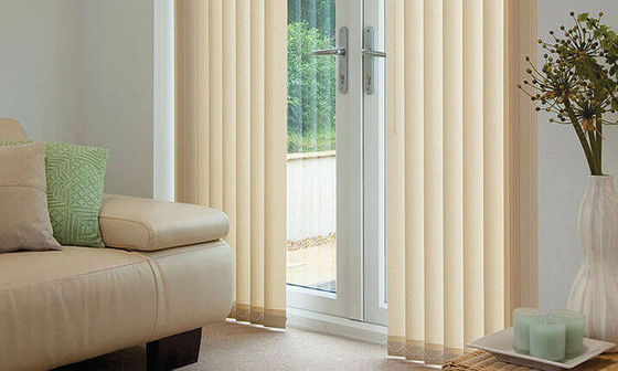 Decoration Nordic Vertical Curtains Intelligent Window Blinds Electric Balcony Half Blackout