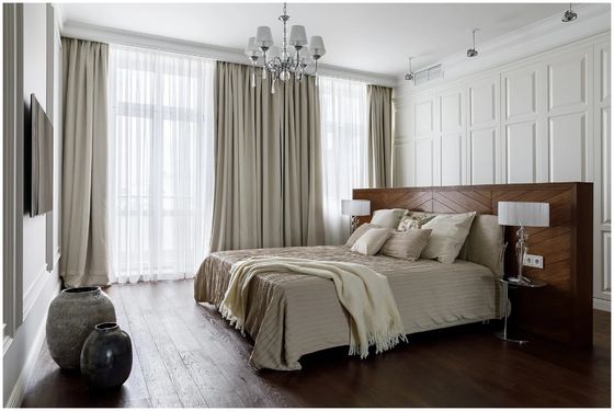 Smart Electric Vertical Dream Curtain Light Luxury French Style Contemporary 53'' Width